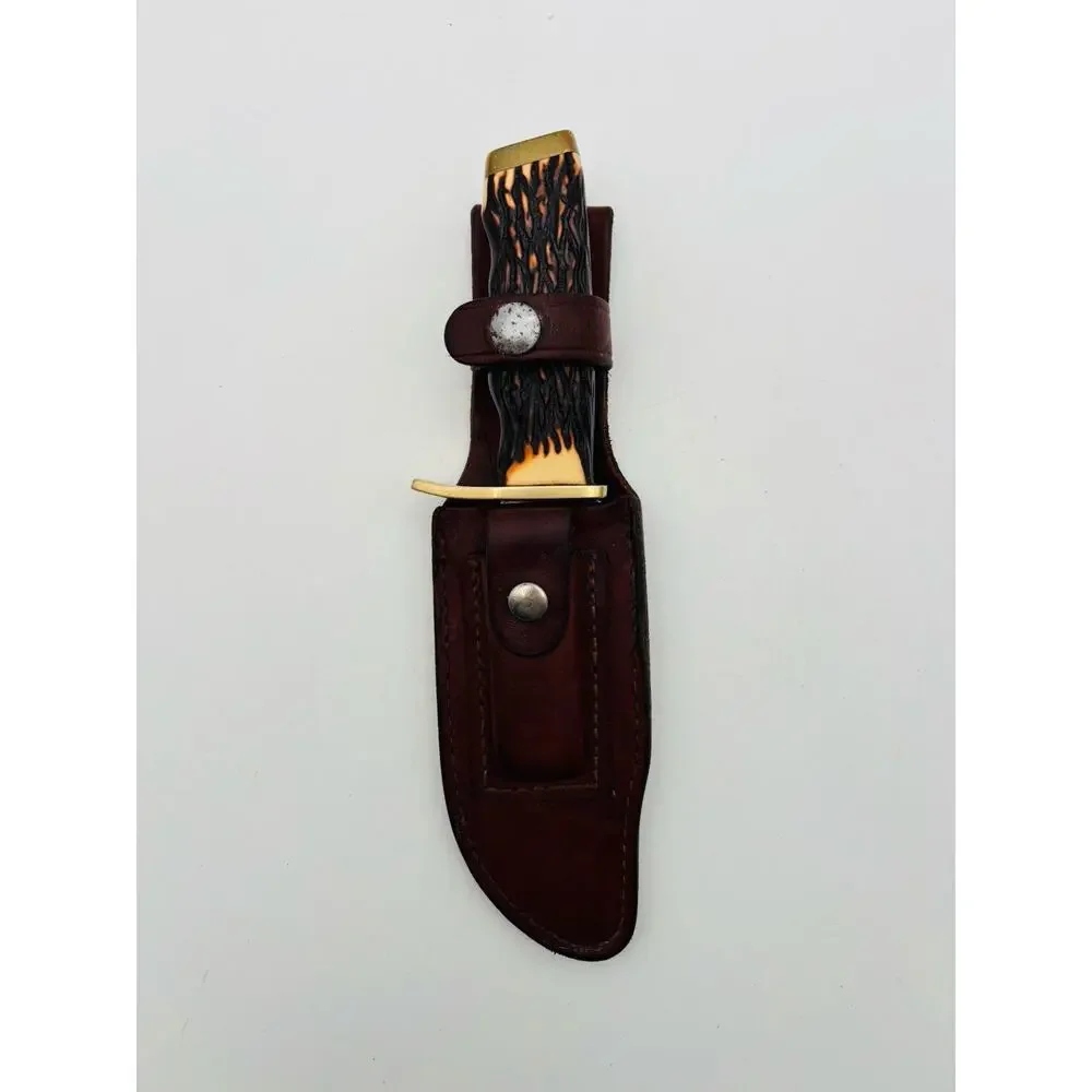 Vintage/RARE Schrade 171UH Fixed Blade Knife With Sheath Good Condition